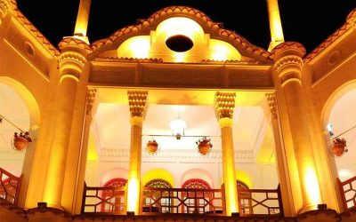 معماری باغ فتح اباد کرمان