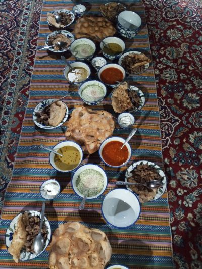 غذاهای محلی روستای صخره ای میمند